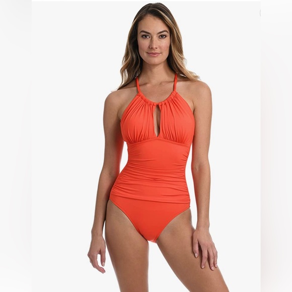 La Blanca Swim La Blanca Island Goddess High Neck Mio One Piece